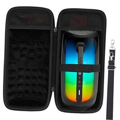 Hard Case for JBL Pulse 5 Waterproof Portable Hard Case for Pulse 5 Black Case