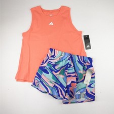 Adidas Girls Tank  Shorts Set Size XL Youth