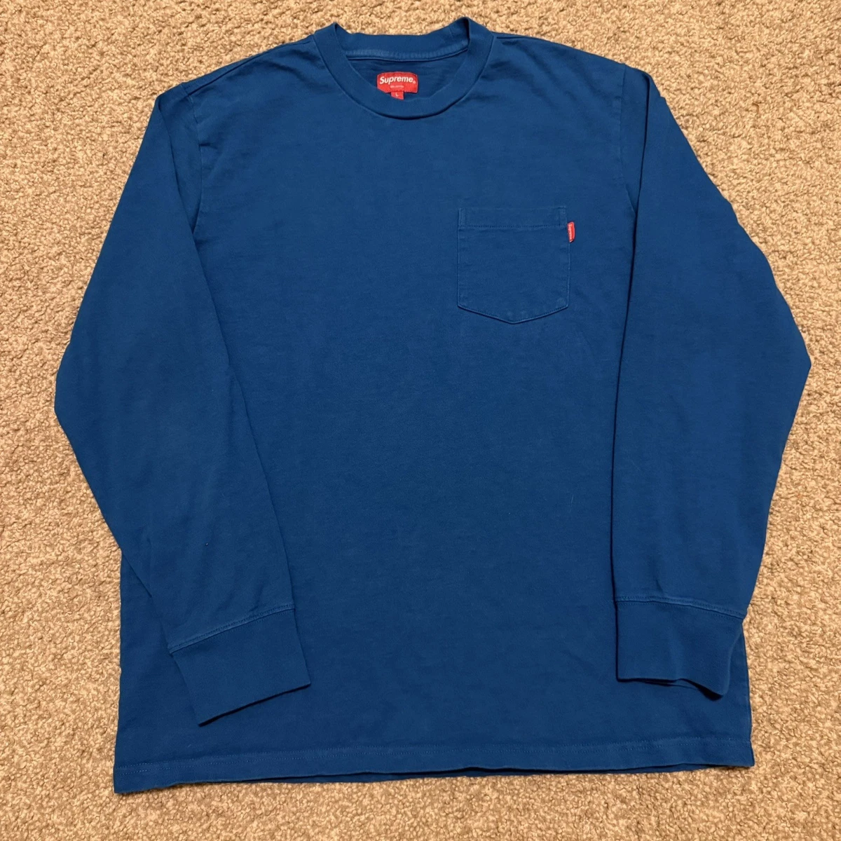 Supreme Size L Long Sleeve Regular Size T-Shirts for Men for sale