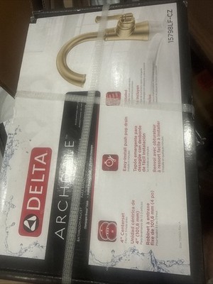 Delta Archdale Champagne Bronze  1-handle  Mid-arc Bathroom Faucet  15798LF-CZ