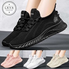 Women  s Breathable Knit Sports Shoes   Lightweight Jogging  Walking Sneakers