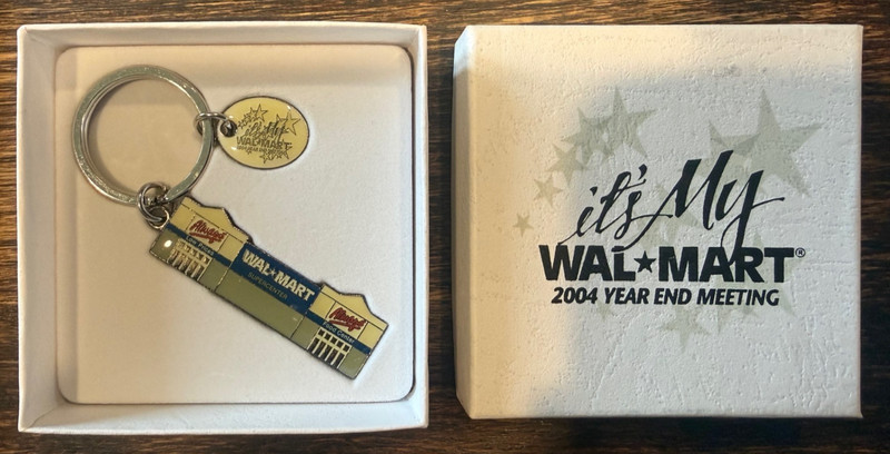 Walmart Keychain 2004 Year End Meeting