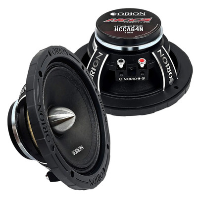 2x Orion 6.5'' Neodymium Mid-Range Loudspeakers - 350 Watts Rms 4-ohm HCCA64N