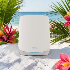 NETGEAR Orbi Whole Home Tri-Band Mesh 6 Add-on Satellite RBS760 - White 1 PK