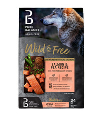 Salmon Dry Dog Food Grain Free Recipe 24 lb Adult Dogs 1.04 per pound