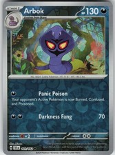 SV05: Temporal Forces Arbok #101/162 Common, Reverse Holo POKEMON