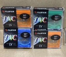  4 Fujifilm DVC  Digital Video Cassette 60-SP / 90-LP Blank Tapes New D-3 