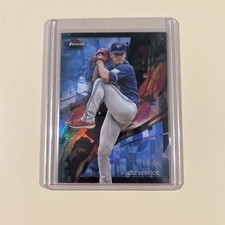 2024 Topps Finest - Common José Berríos #94 Sky Blue Refractor /325