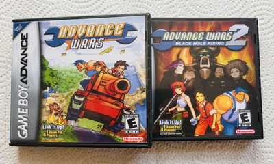Advance Wars, Advance Wars 2 Case Only 2 Pack Game Boy Advance Nintendo DS Sized