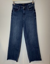 Judy Blue Jeans Wide Leg Raw Hem Size 3 26
