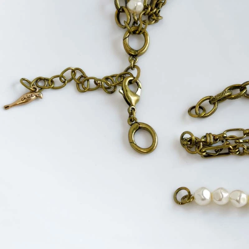 18" c+i Chloe&Isabel Multi-strands Necklace Retro Women Party Vacation Jewelry - Image 4 of 4