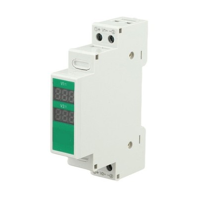 High Definition Voltage Display Din Rail Mount Voltage Meter Reliable Operation