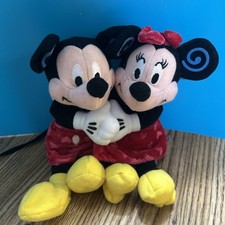 Mickey  Minnie Hugging BEAN BAG Plush Disney Store and Parks Mini