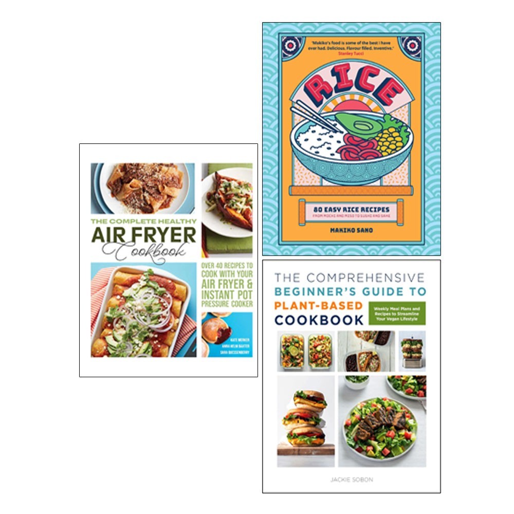 Rice[HB], Comprehensive Beginner's Guide, Complete Healthy Air Fryer 3 Books Set