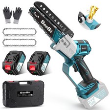 ✅Mini Motosega a Batteria 1000W con Oliatore Automatica per Potatura da Giardino