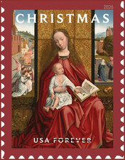 *NEW* MNH 2026 SC#6134 Christmas Madonna and Child Forever Stamps - Single Stamp