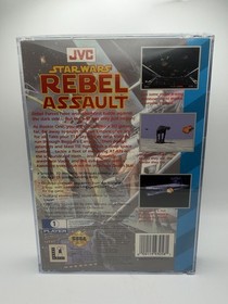 Star Wars: Rebel Assault (Sega CD, 1993) CIB Complete In Box /w Registration