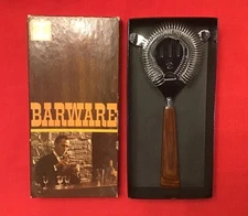 Vintage 1968 Irvinware Cocktail Strainer MCM Barware Beautifully Designed ! Rare