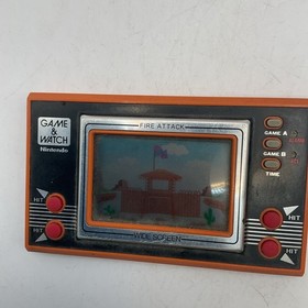 Vintage Nintendo Game & Watch FIRE ATTACK ID-29 Handheld game, Working