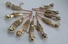 Menge 10 Messing & Kupfer Bootsmann Pfeife, Bosun Ruf Pfeife f&uuml;r Marine, Maritim