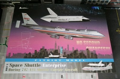 NASA 747-100 SCA N905NA & Space Shuttle Enterprise 1/400 von Patriot Model STD 