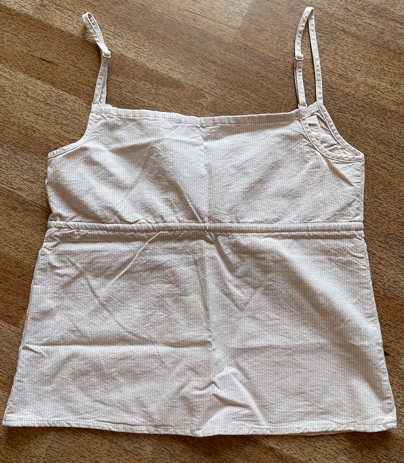 Brandy Melville Pink Stripe Pajama Set Button Tank Top & Cotton Lounge Shorts