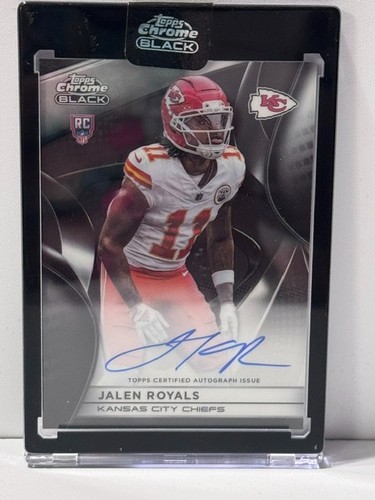 Jalen Royals 2025 Topps Chrome Black RC Auto # RAU-JR