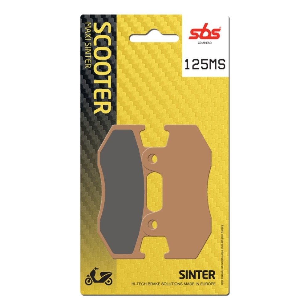 SBS P125-MS Brake Pad For Motorcycle Spare Parts Accessories Replacement Parts