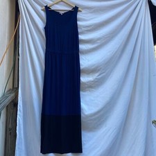 Banana Republic blue maxi sleeveless dress, size medium