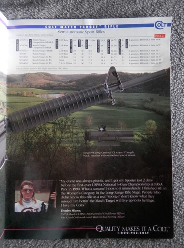 Catálogo Colt Firearms 1996 - Imagen 7 de 7