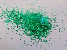 Emerald Green Flake Glitter .025 Square Professional Grade Painting Crafting