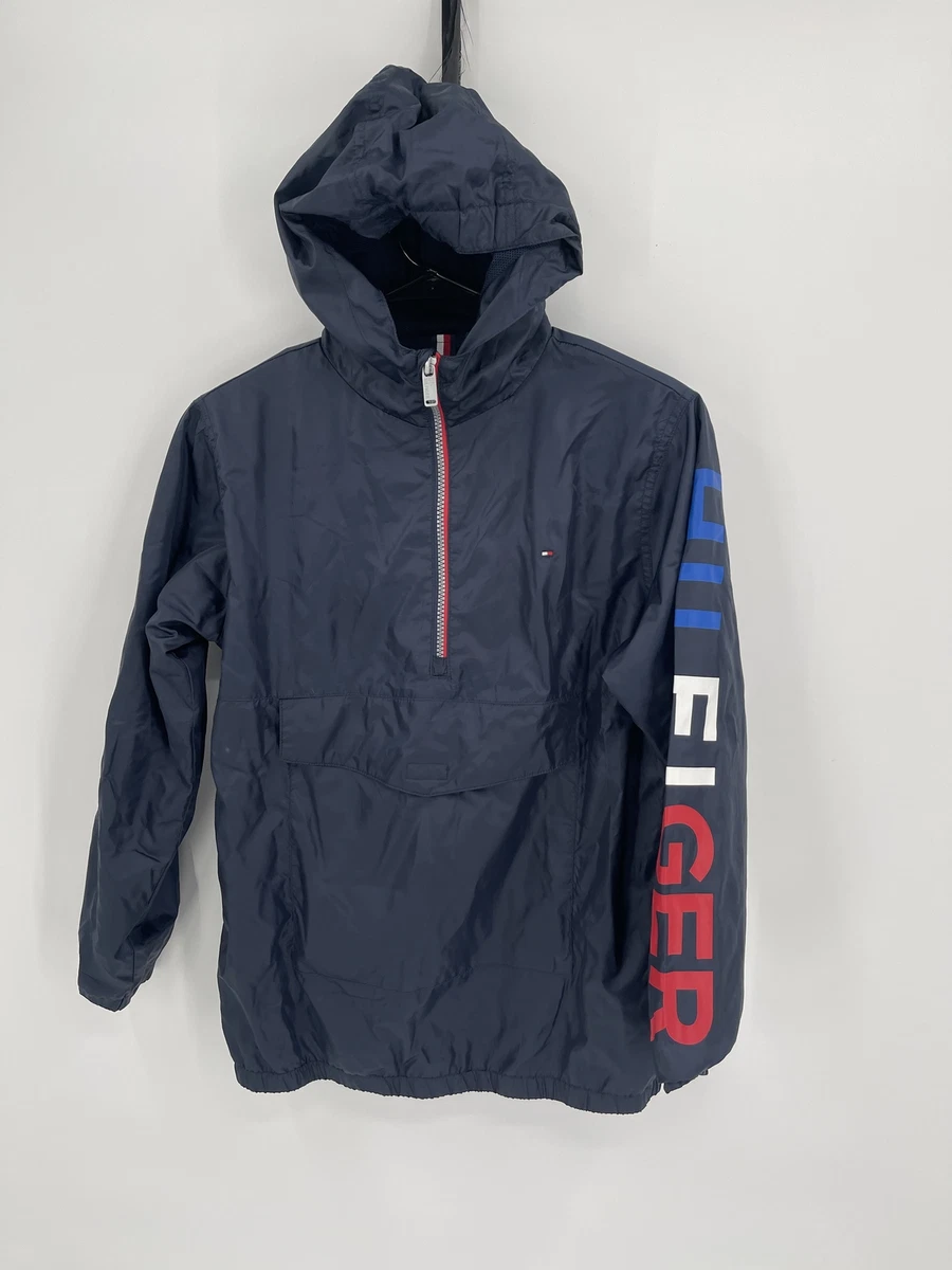 Tommy hilfiger top navy blue windbreaker
