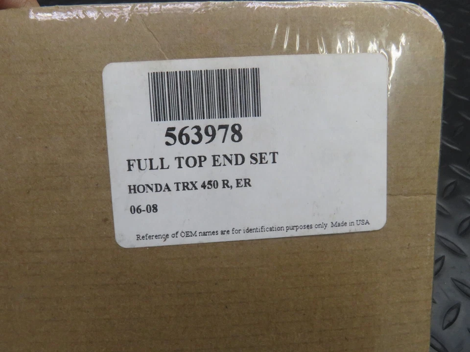 06-08 HONDA TRX 450R 450ER QUADBOSS TOP END GASKET KIT GASKETS - Image 4 of 4
