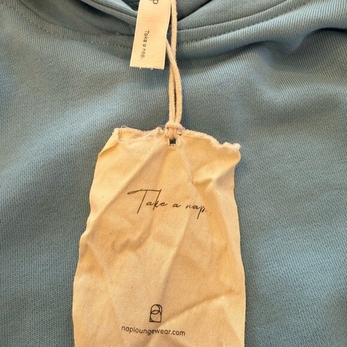 Nap Loungewear Womens Long Sweatshirt Hoodie Dress Blue Size Small New with Tags - Picture 7 of 8