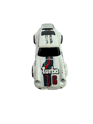Vintage Hot Wheels 1974 Porsche P-911 White No 6 Turbo Bell Shell