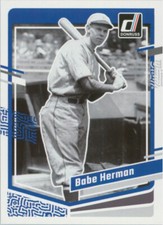 2023 Donruss Baseball Base #170 Babe Herman - Brooklyn Dodgers