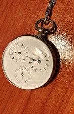 Orologio Del Capitano - Con Doppio Fuso Orario - orologio antico da tasca - 1860