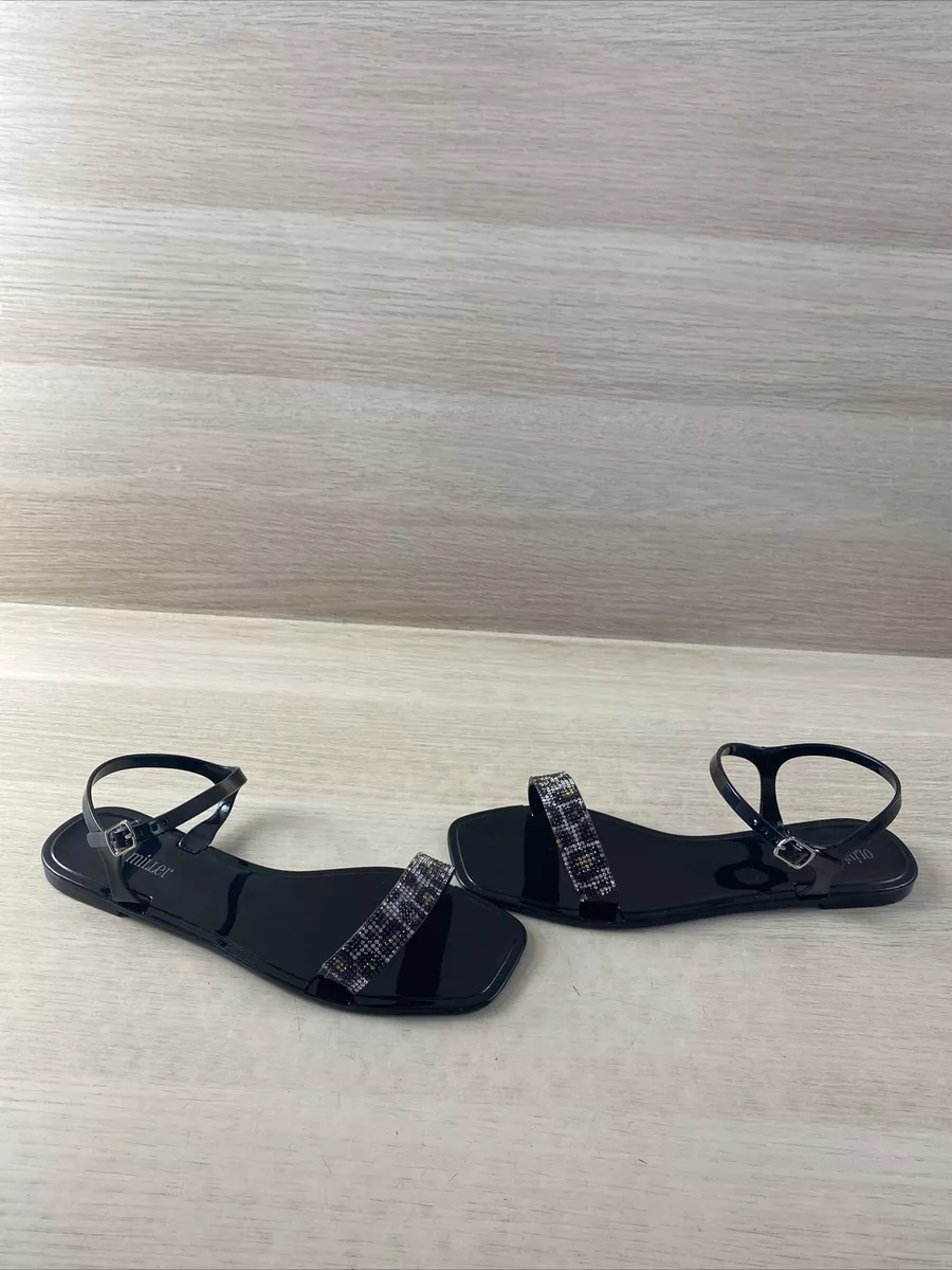 Pvc flat sandals sales