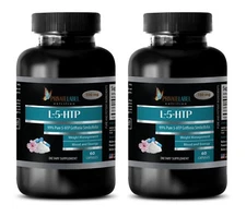 Natural 5-Htp - L-5-HTP 377mg - Reducing The Severity Of Headaches - 2 Bottles
