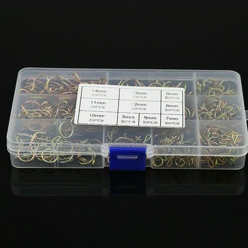 250x Hose Clamp Spring Clips Gear Hose Fuel Line Clamp for Boat ATV Motorcycle C - Picture 4 of 4
