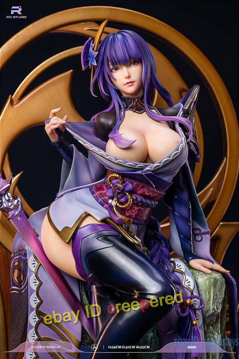 RO Studio Raiden Shogun Beelzebul Genshin Impact 1/4 Resin Statue Cast Off  Toys | eBay