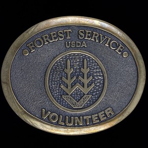 forest service belt buckle
