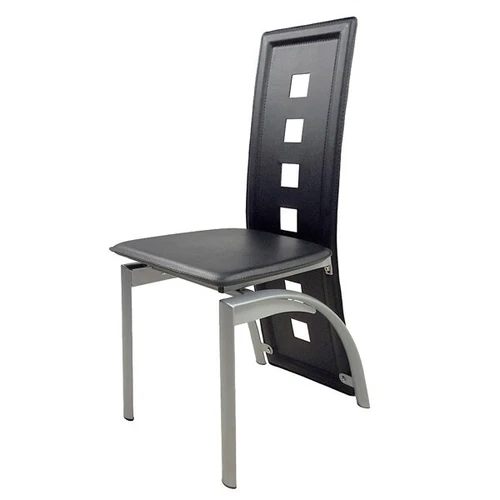 4 piezas Respaldo Largo Cuadrado Hueco Decoración Cojín Galvanizado Silla Pata - Imagen 3 de 11
