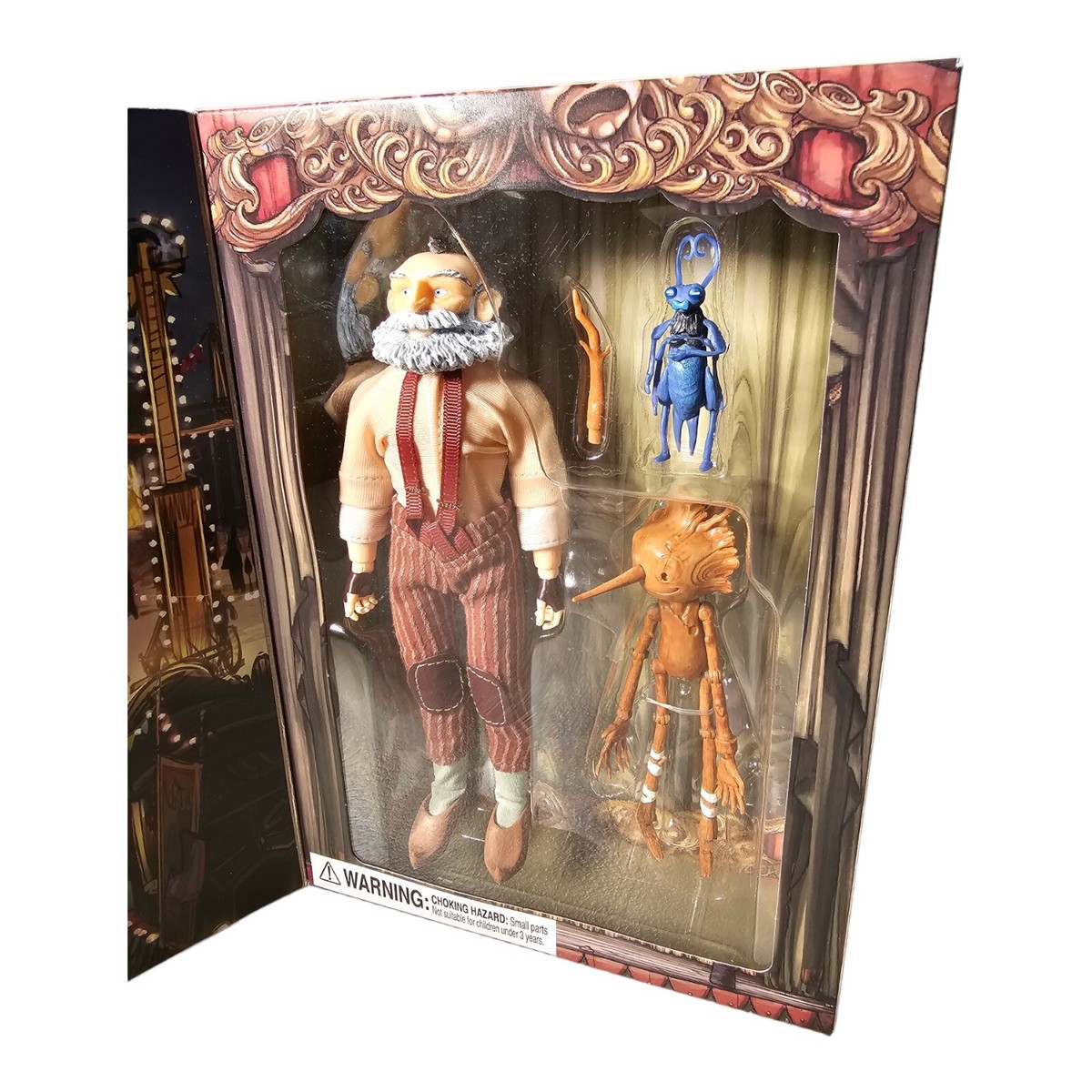 Action Figure Set Pinocchio Di Guillermo Del Toro – Mego – Collection Da Collezione - 3