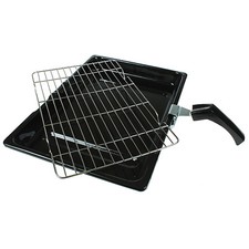 Direct Replacement Oven Grill Pan Rack Tray & Handle For Bosch Ovens 380X275mm 