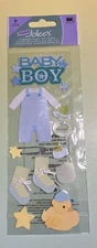 Jolee’s Boutique BABY BOY 9pcs Dimensional Scrapbooking Stickers RARE