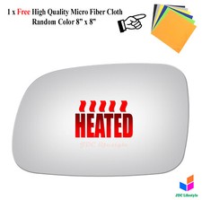 NEW fit 1999-2004 Jeep Grand Cherokee Driver Side Left Mirror Glass HEATED #2737