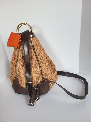 NWT MARINO ORLANDI Leather Backpack SLING Bag Made In ITALY NWT MARINO ORLANDI Leather Backpack SLING Bag Made In ITALY