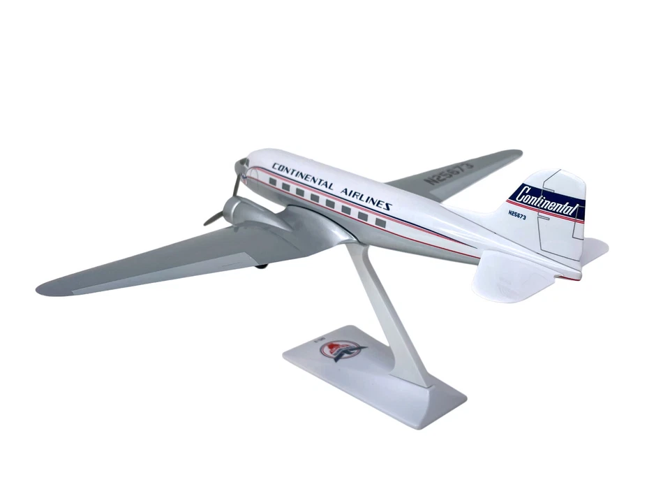 Modelo de avión Continental DC-3 Flight Miniatures escala 1:100  Foto 3 de 4