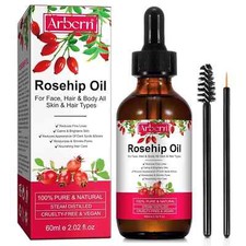 Aceite de rosa mosqueta 100 puro para las arrugas del eccema del acn  2oz